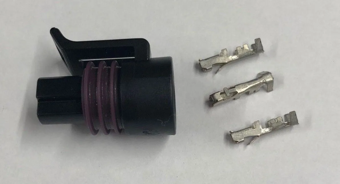 3 way 150psi 200psi Pressure sensor connector plug for use with Link ECU MOTEC etc