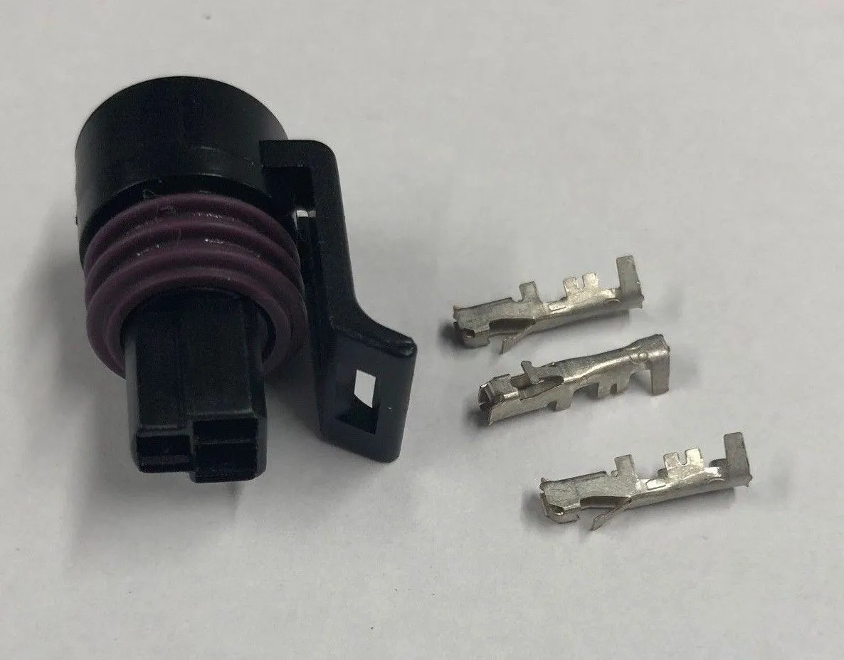 3 way 150psi 200psi Pressure sensor connector plug for use with Link ECU MOTEC etc