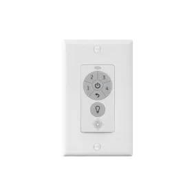 4-Speed Ceiling Fan and Light Wall Control with Reverse Function, Battery Operated