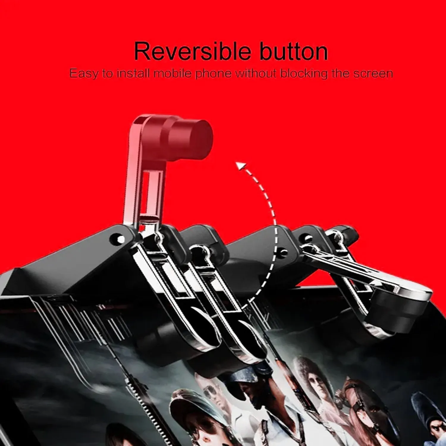 4909 Portable Mobile Game Pad Controller with 4 Triggers For All Games Use of Survival Mobile Controller