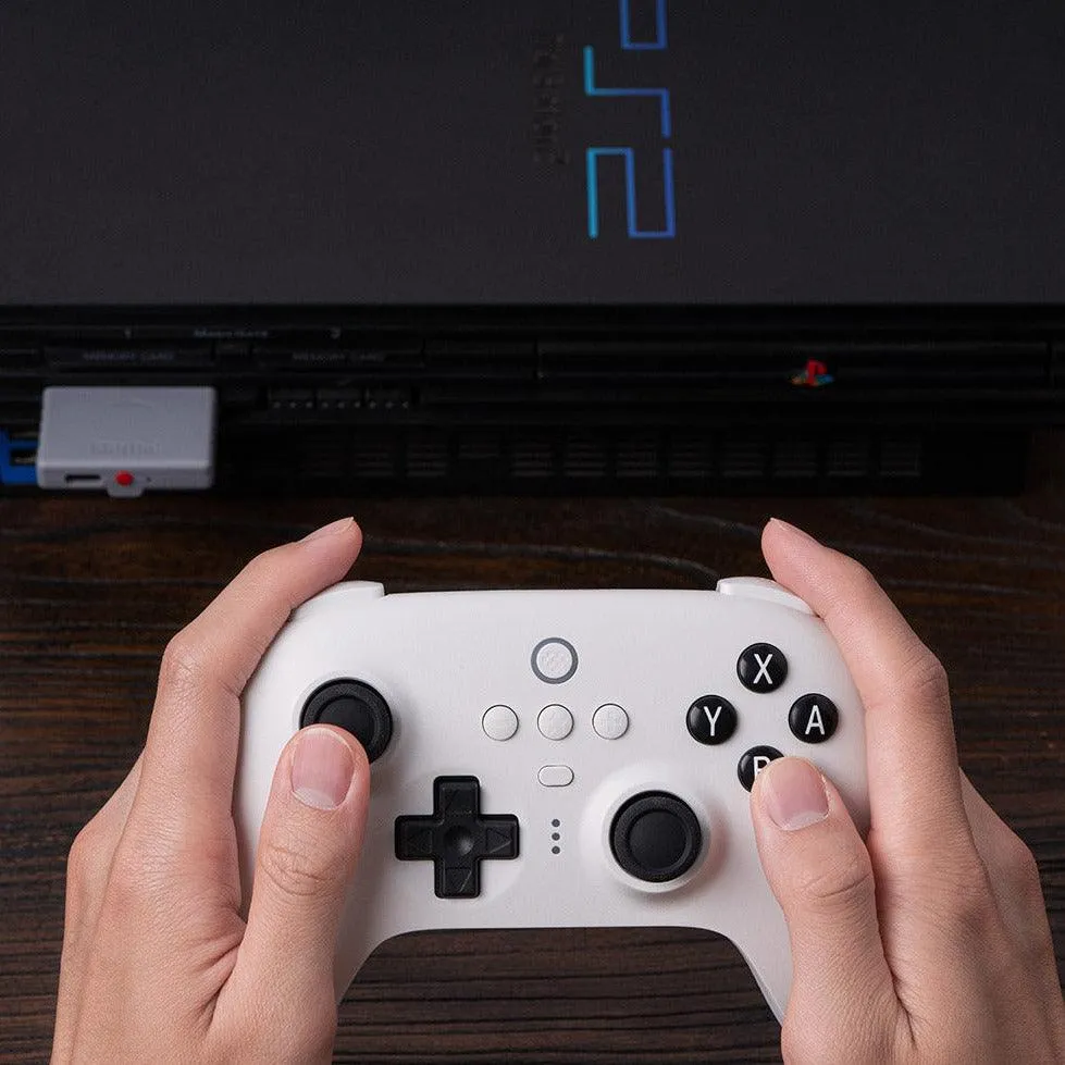 8BitDo Retro Receiver For Sony PlayStation PS1 and PS2, Use 8BitDo, PS4, XBox, Switch Game Controllers