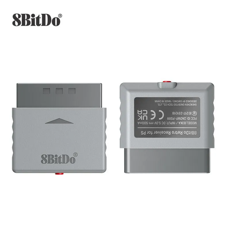 8BitDo Retro Receiver For Sony PlayStation PS1 and PS2, Use 8BitDo, PS4, XBox, Switch Game Controllers