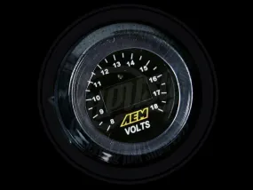 AEM Voltmeter Digital Display Gauge 8-18V