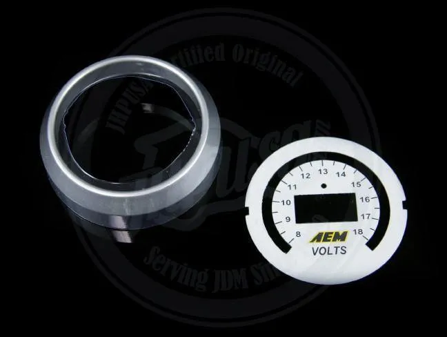 AEM Voltmeter Digital Display Gauge 8-18V