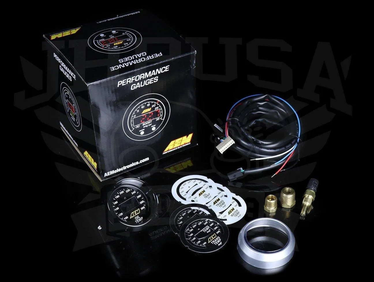 AEM Water / Oil / Trans Temp Display Gauge 100-300F