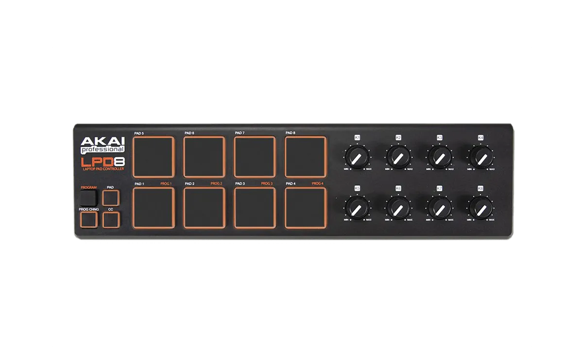 Akai LPD8 USB Pad Controller (DEMO)