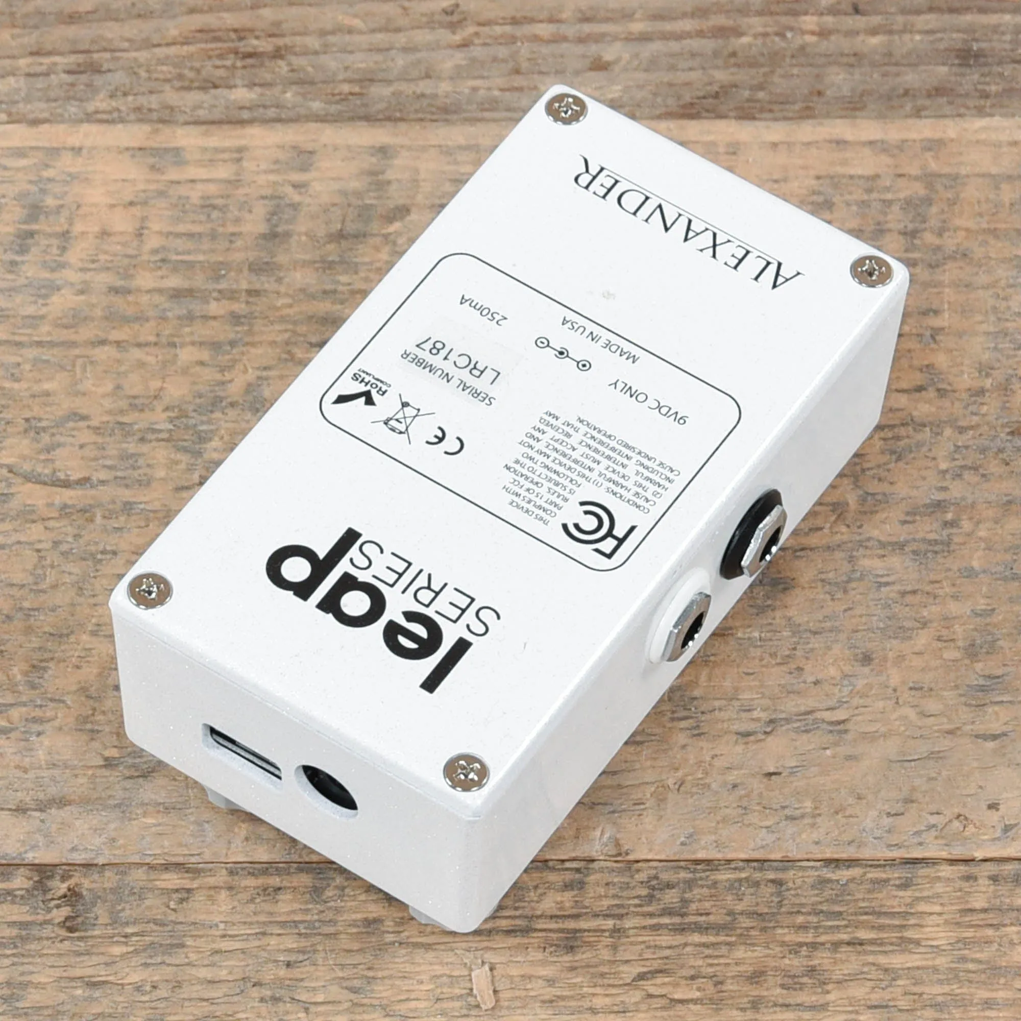 Alexander Pedals Rewind Programmable Echo Pedal