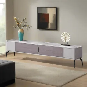 Amadeus Glossy Sintered Stone TV Console