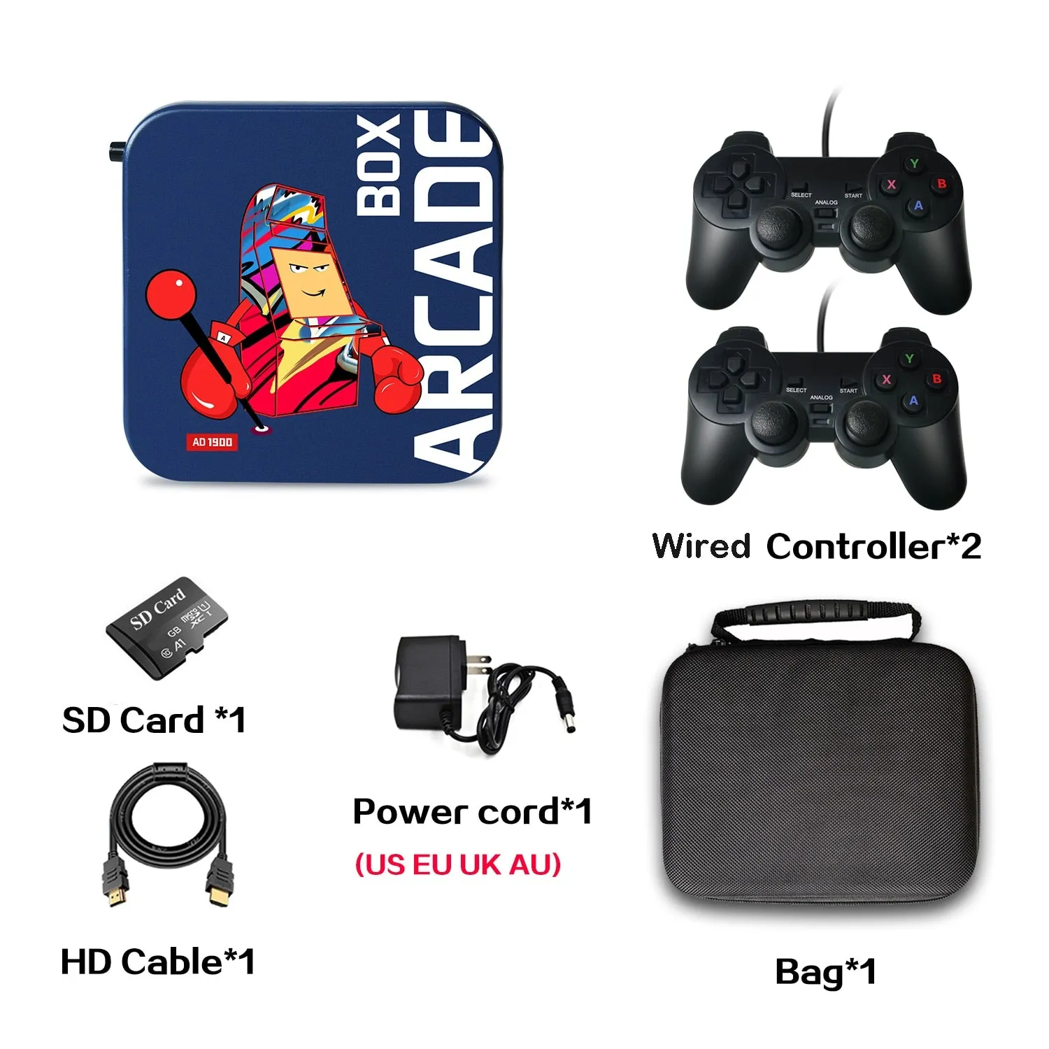 Arcade Box Game Console for PS1/DC/Naomi 64GB Classic Retro 33000  Games Super Console 4K HD Display on TV Projector Monitor