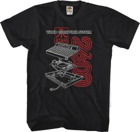 Atari 2600 Video Computer System T-Shirt
