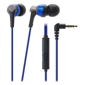 Audio-Technica ATH-CKR3iS In-Ear Headphones with In-line Mic & Control