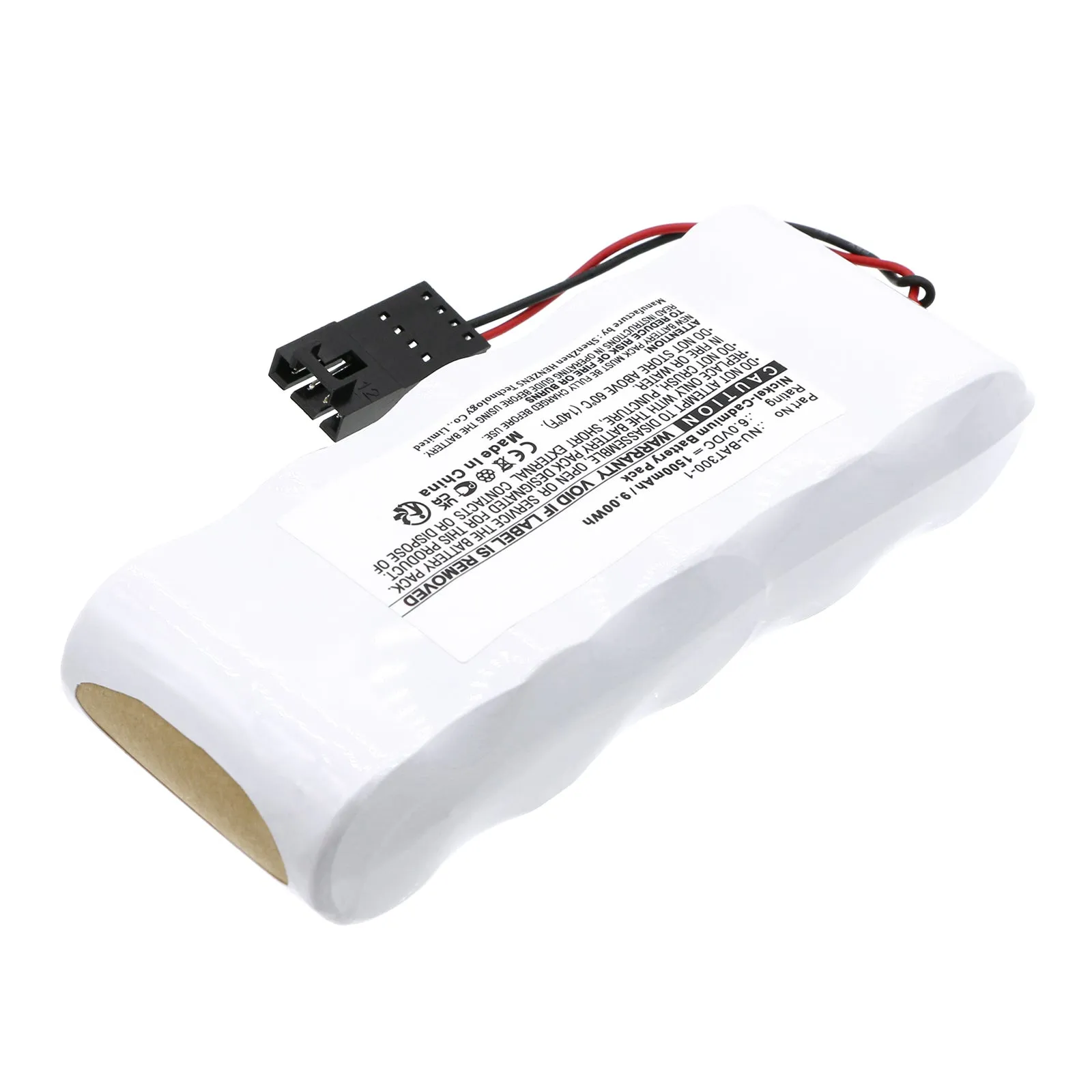 Batteries N Accessories BNA-WB-C19436 PLC Battery - Ni-CD, 6V, 1500mAh, Ultra High Capacity - Replacement for JOHNSON NU-BAT300-1 Battery