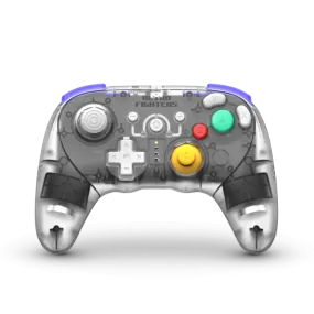 BattlerGC Pro wireless controller for Nintendo GameCube, Wii, Switch & PC, with bluetooth / 2.4G - Crystal | Retro Fighters