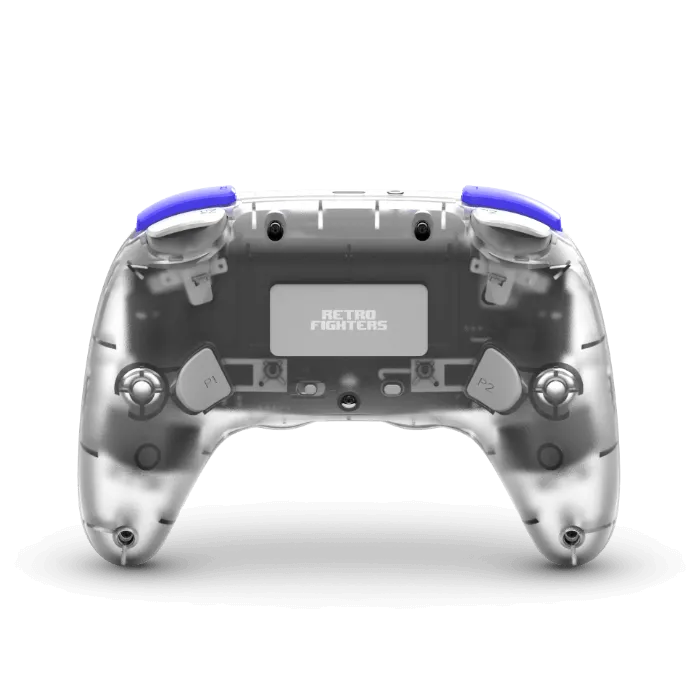 BattlerGC Pro wireless controller for Nintendo GameCube, Wii, Switch & PC, with bluetooth / 2.4G - Crystal | Retro Fighters