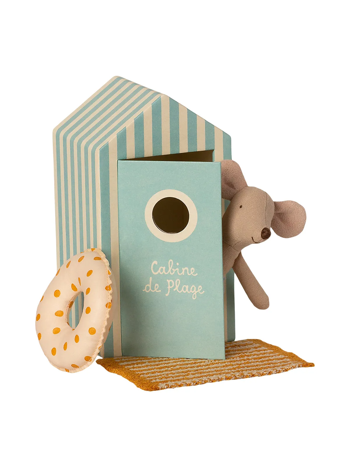 Beach Mice, Little Brother & Sister in Cabin de Plage