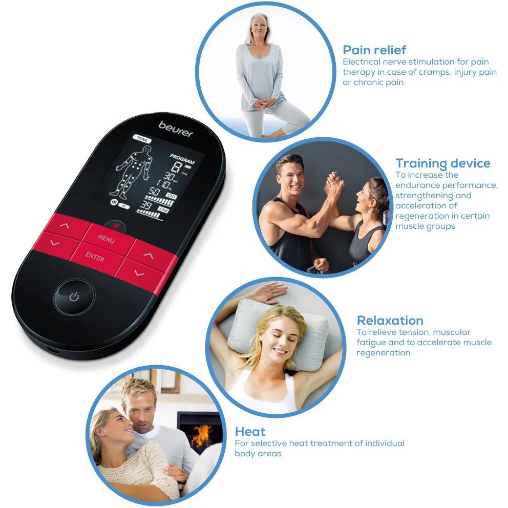 Beurer EM59 Digital TENS/EMS device with heat function