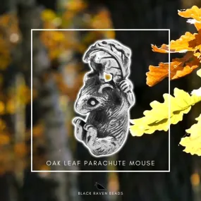 Black Raven Oak Leaf Parachute Mouse