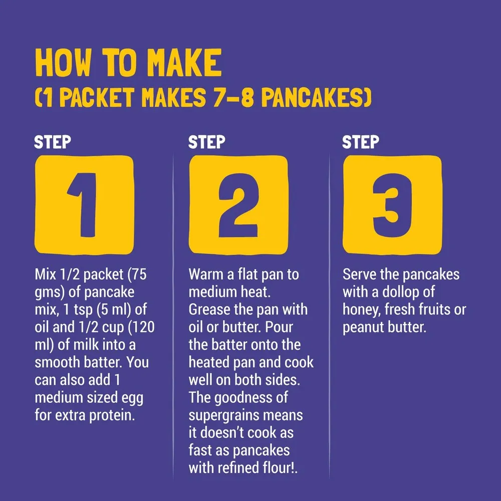 Blueberry & Millets Multigrain Pancake & Waffle Mix - 150gm