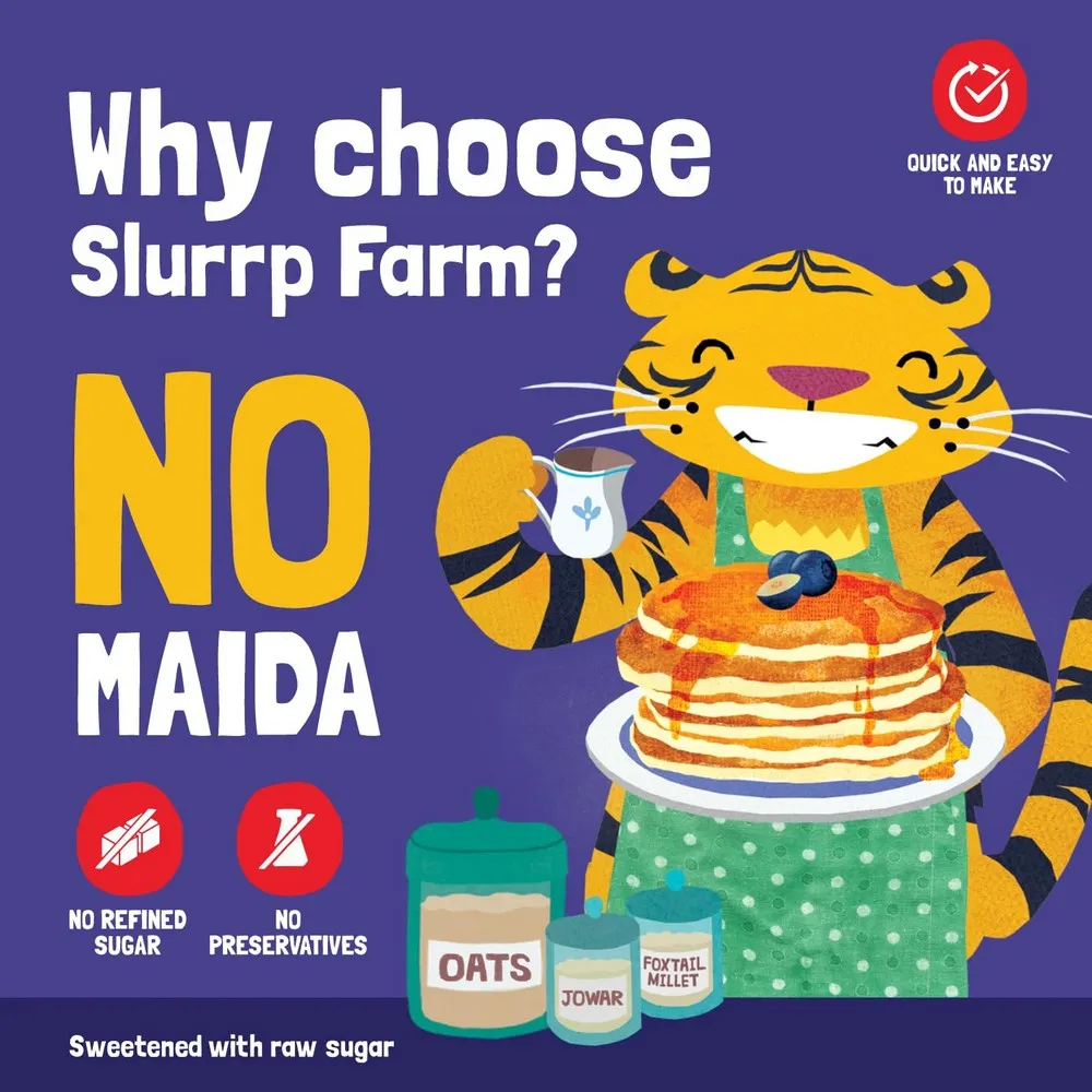 Blueberry & Millets Multigrain Pancake & Waffle Mix - 150gm