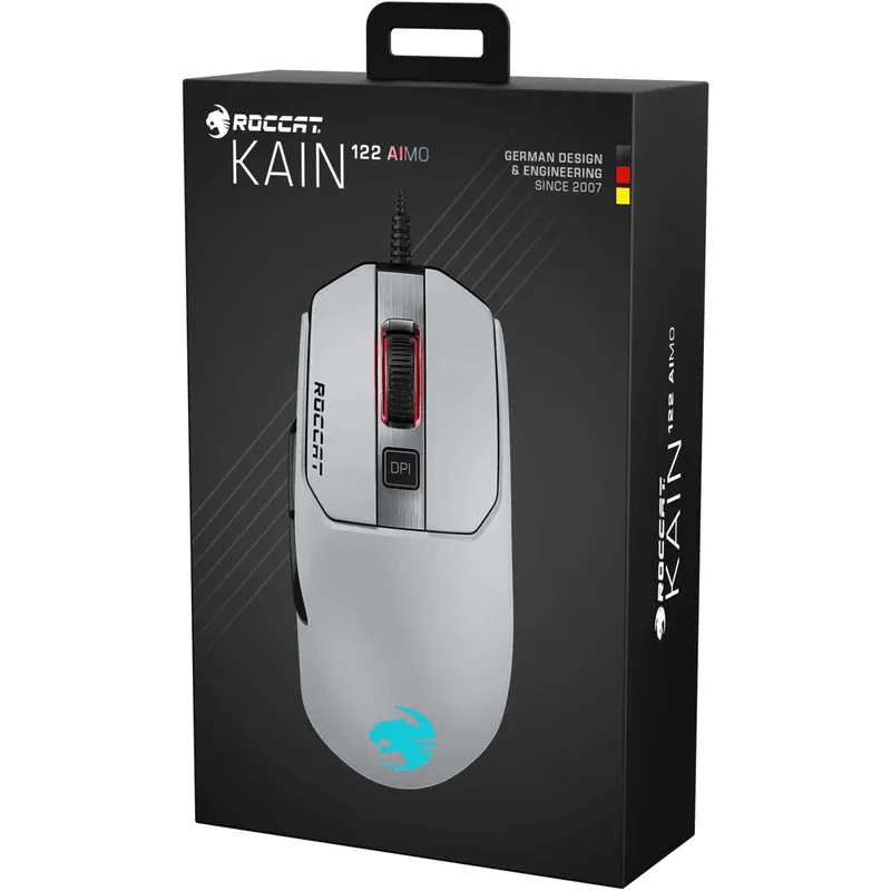 BOX OPEN - ROCCAT Gaming Mouse Kain 122 AIMO White RBG