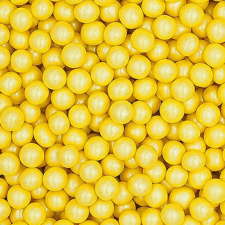 Bulk Pack 6mm Shimmer Pearls - No Nuts Vegan Sprinkles Cake Decoration