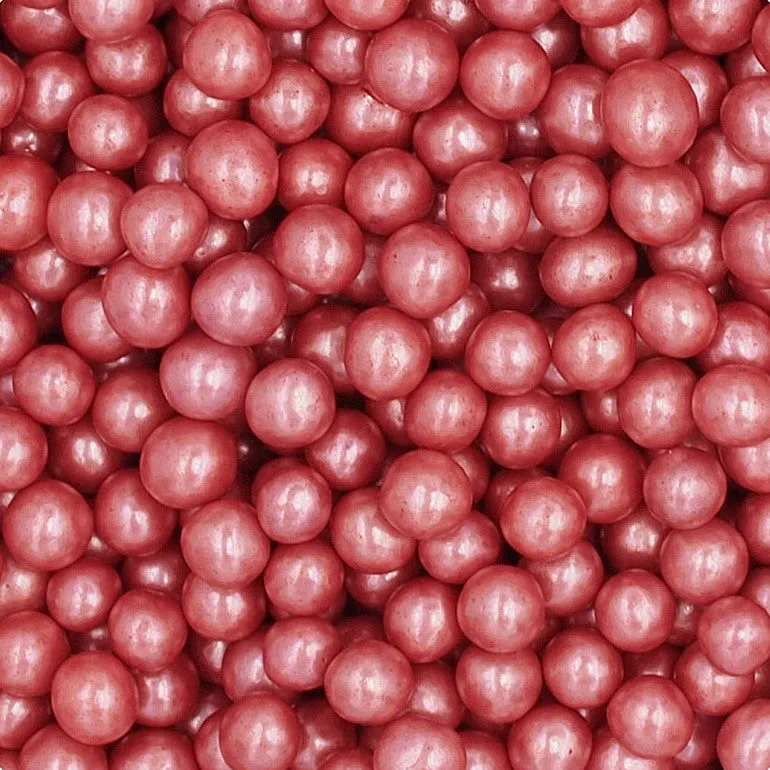 Bulk Pack 6mm Shimmer Pearls - No Nuts Vegan Sprinkles Cake Decoration
