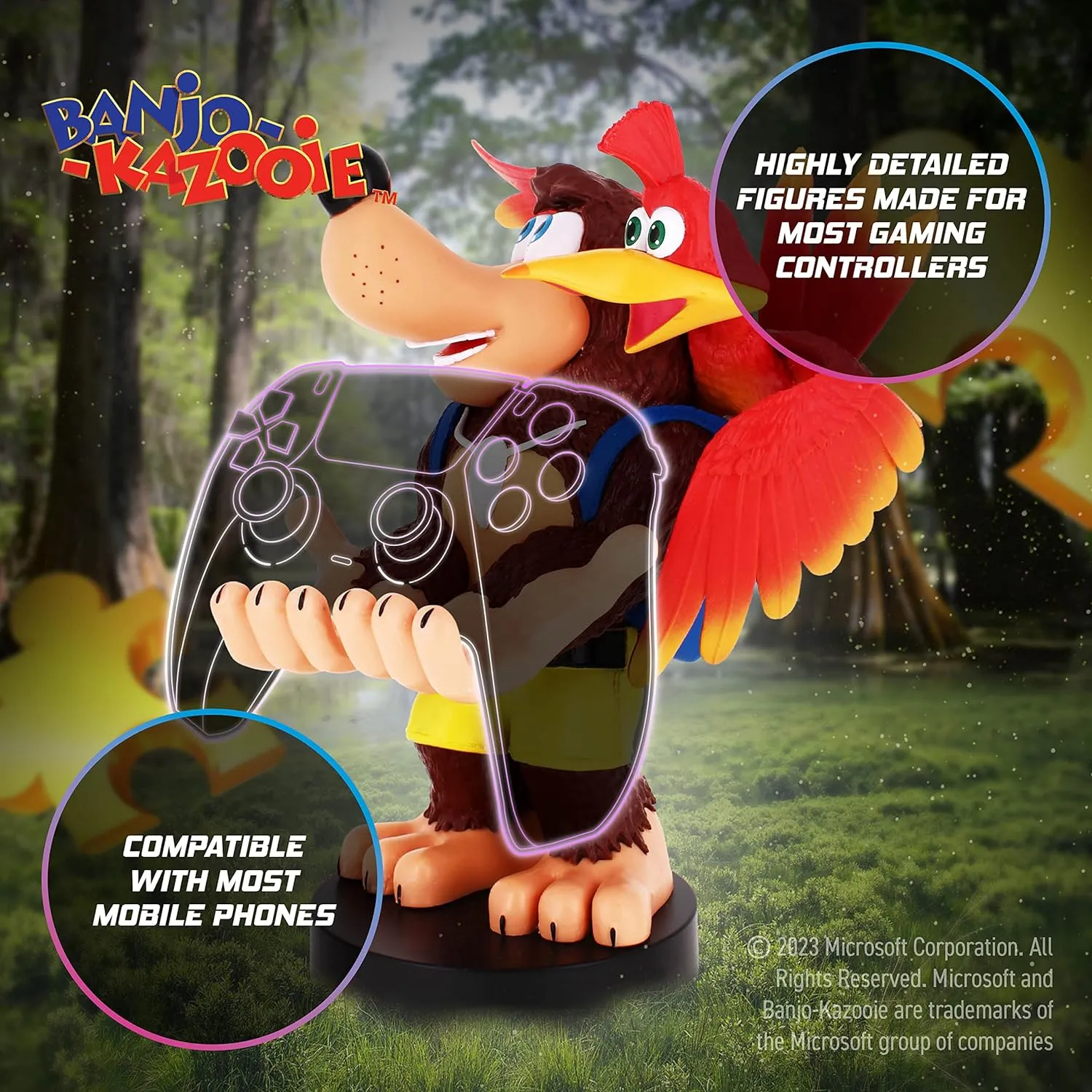 Cable Guys Rare: Banjo-Kazooie Controller/Device Holder (Without Box)