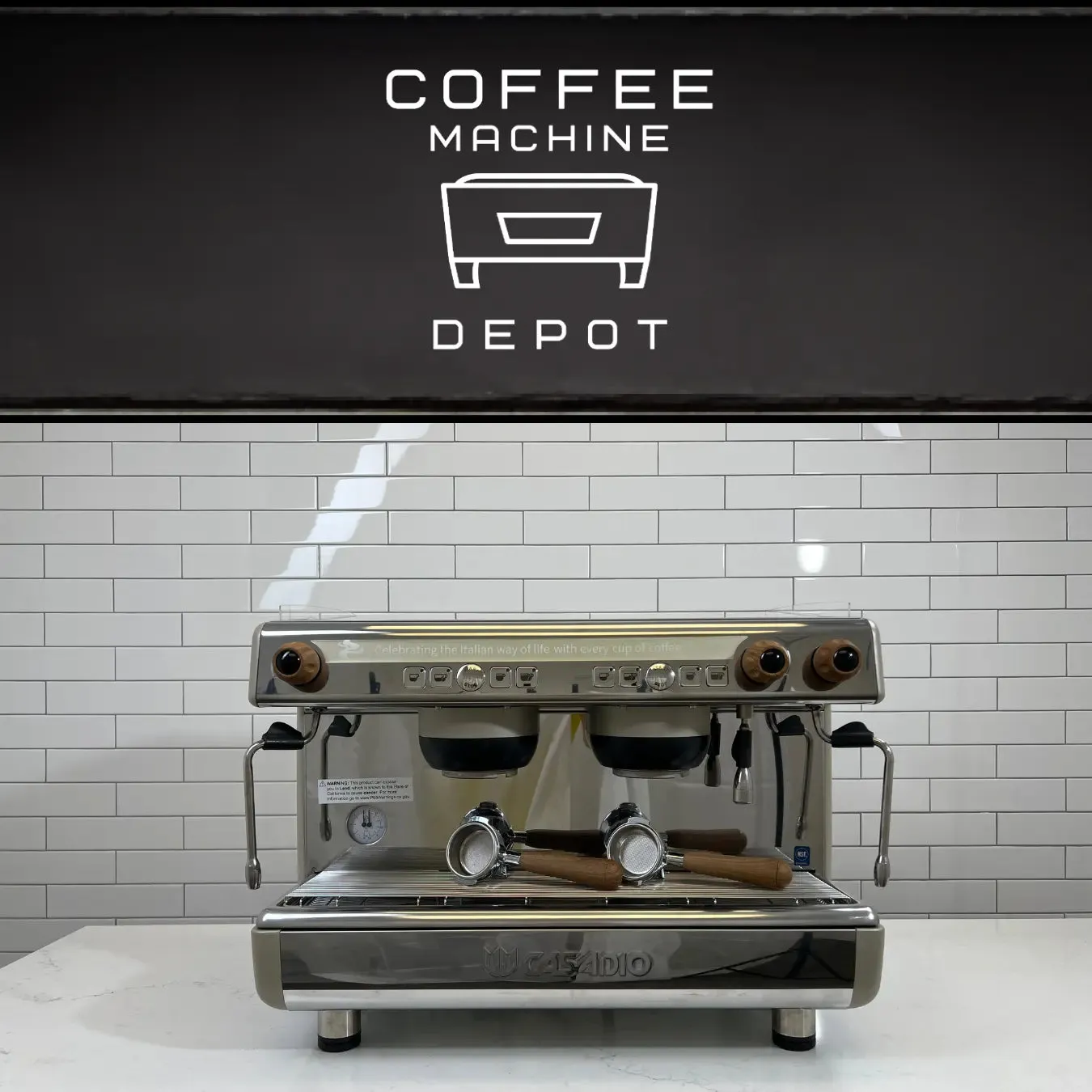 Casadio - Undici A 2 Group Commercial Espresso Machine (Customized with Wood)