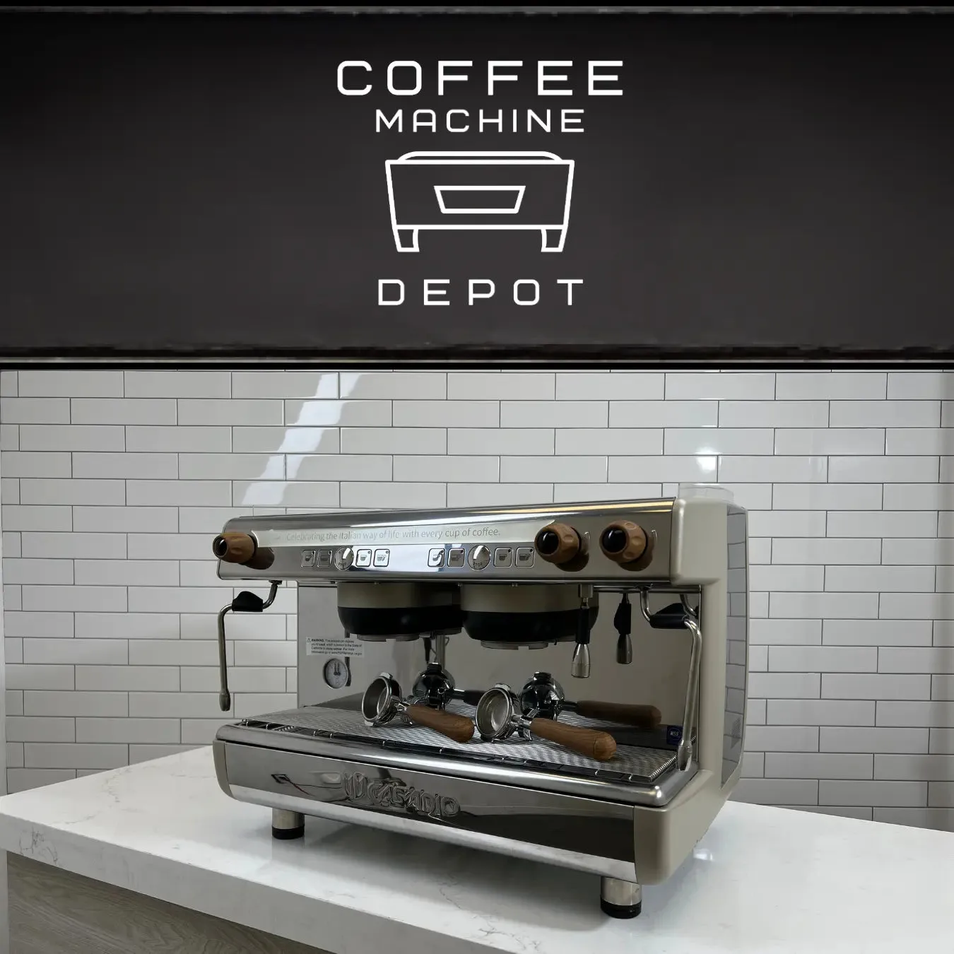 Casadio - Undici A 2 Group Commercial Espresso Machine (Customized with Wood)