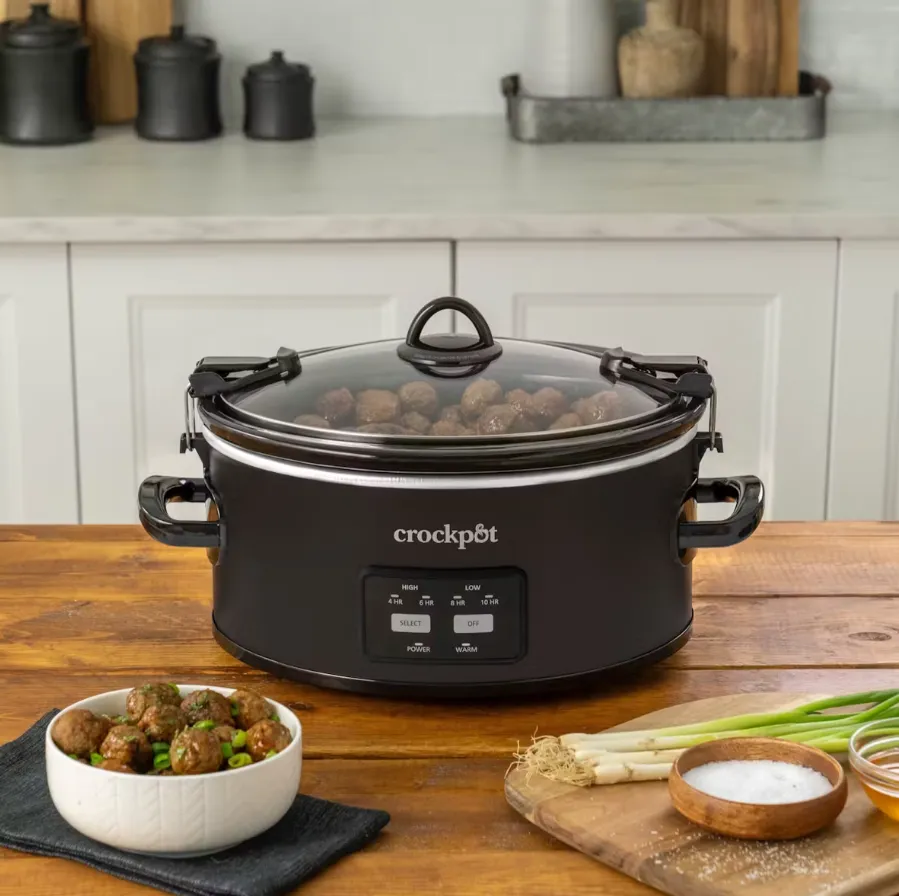 Crock-Pot One-Touch Control 6-Quart Cook & Carry Slow Cooker