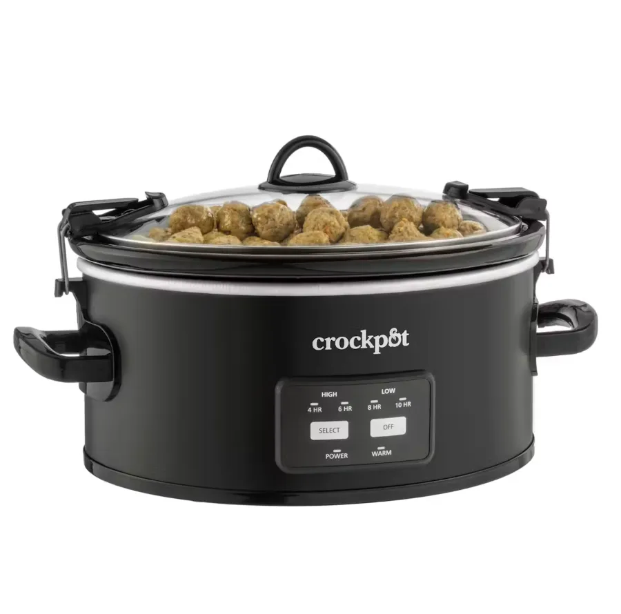 Crock-Pot One-Touch Control 6-Quart Cook & Carry Slow Cooker