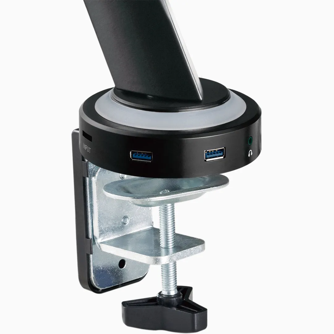 Desky Single LED Gaming Monitor Arm