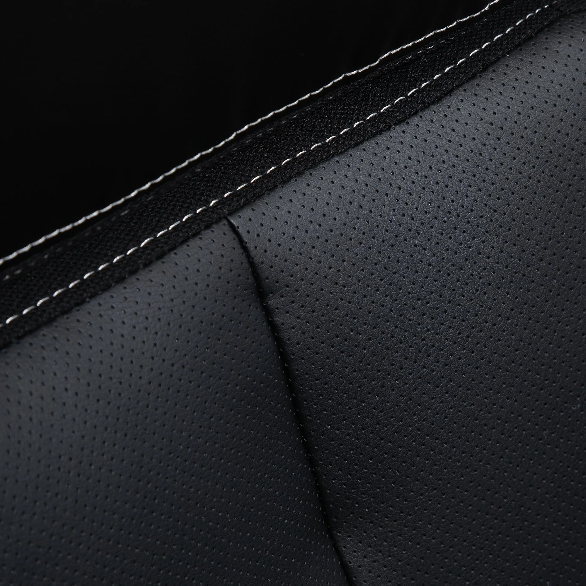 Easycomfort Poltrona da Ufficio Ergonomica con Poggiatesta, Altezza Regolabile e Dondolo, Sedia Girevole con Ruote, 68x76x117-125cm, Nero
