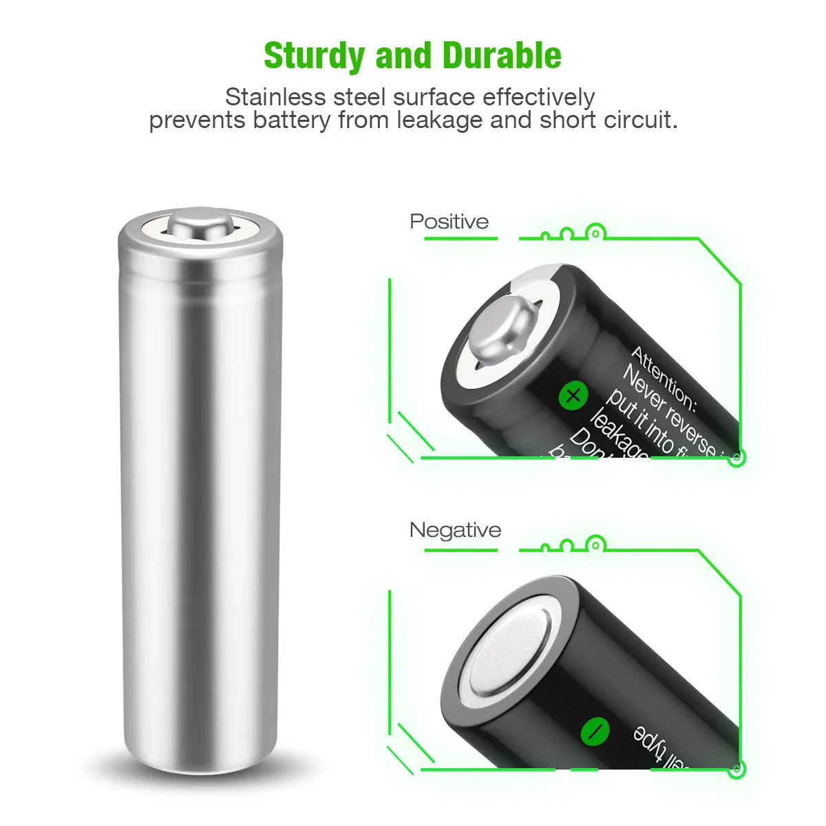 EBL AA Ni-Cd Rechargeable Batteries 1.2V 1100mAh