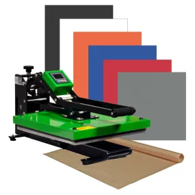 EnduraPRESS CS15 Heat Press and Heat Transfer Vinyl Bundle