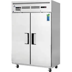 Everest ESRF2A, Two Solid Door 49.6" Dual Temp Reach-In Refrigerator/Freezer Combo, 44 cu. ft.