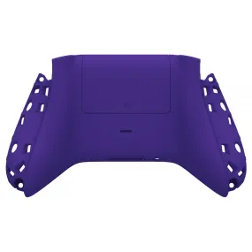 eXtremeRate Purple Soft Touch Replacement Back Shell w/ Battery Cover for Xbox Series S/X Controller - Controller & Side Rails NOT Included - BX3P307