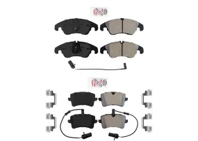 F&R Semi Metallic Disc Brake Pads for 345MM TRW Calipers Audi A6 Quattro 16-18