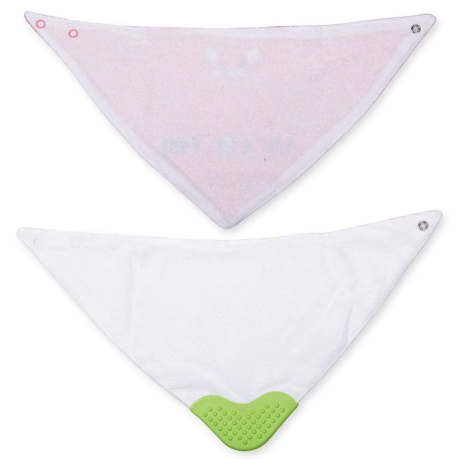 Feeding Bandana Bibs Pack Of 2 Mice Printed Red And White