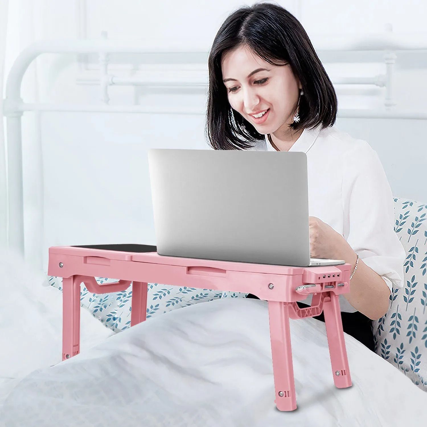 Foldable Laptop Table Bed Notebook Desk