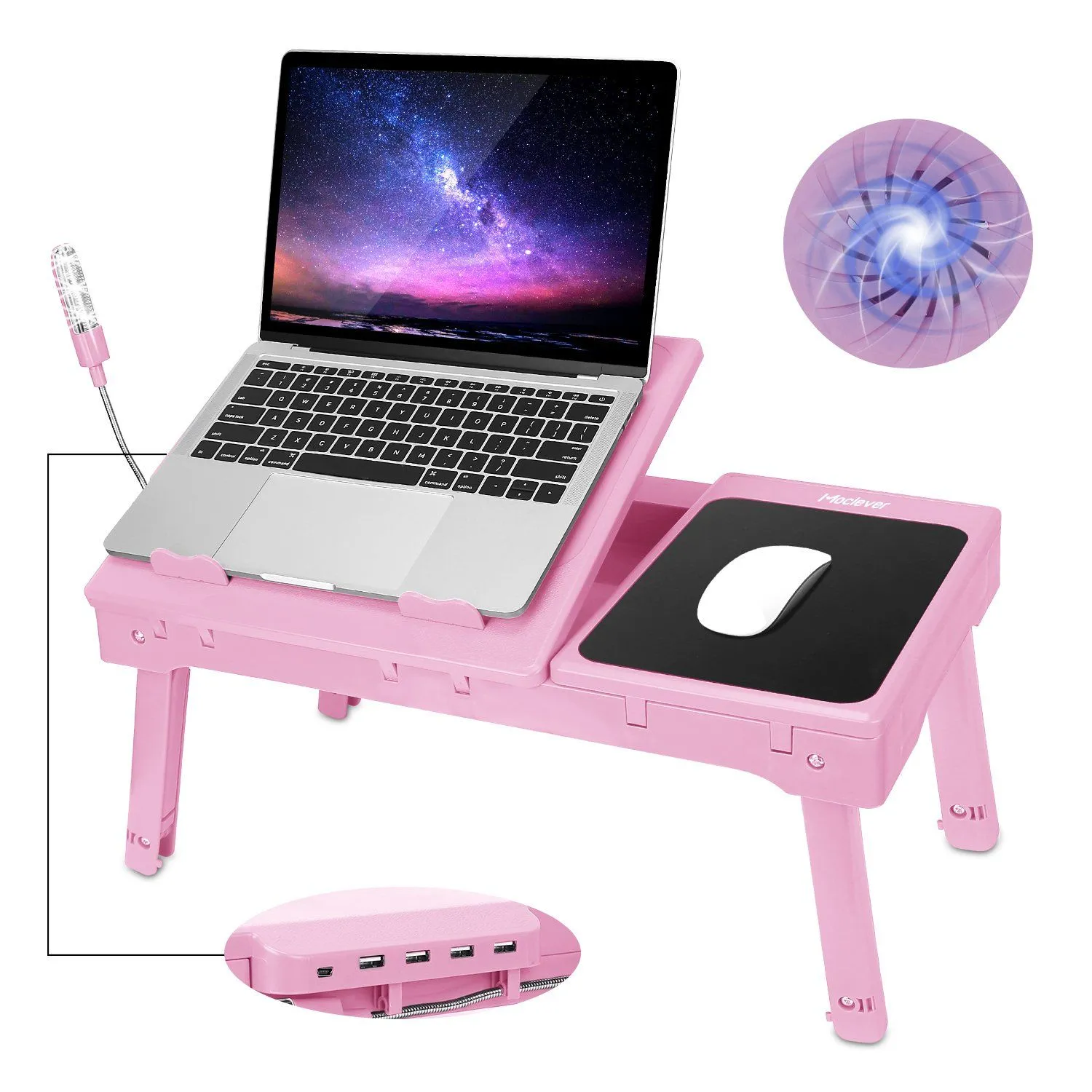 Foldable Laptop Table Bed Notebook Desk