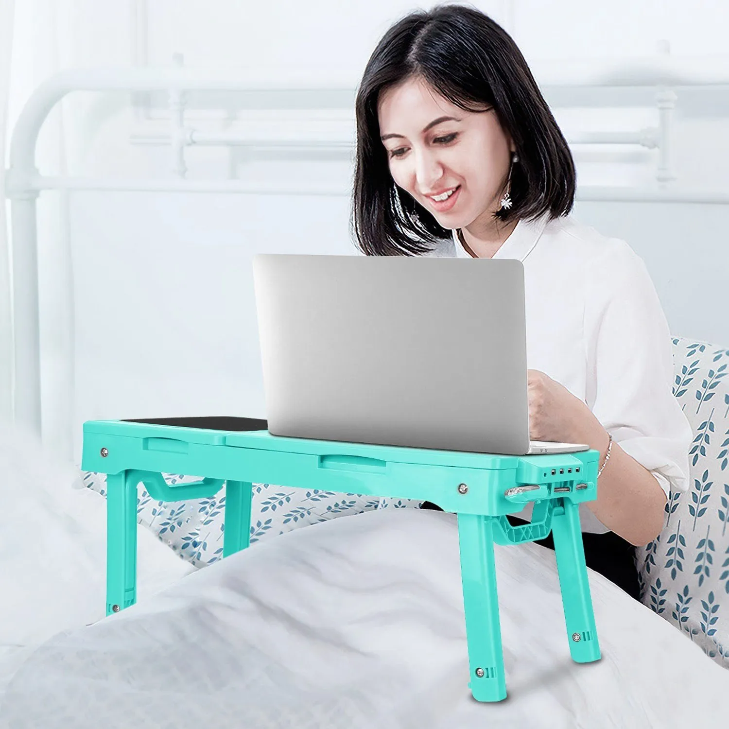 Foldable Laptop Table Bed Notebook Desk