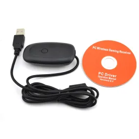 For xBox 360 New Black PC USB Gaming Receiver for X-box-360 Wireless Controller