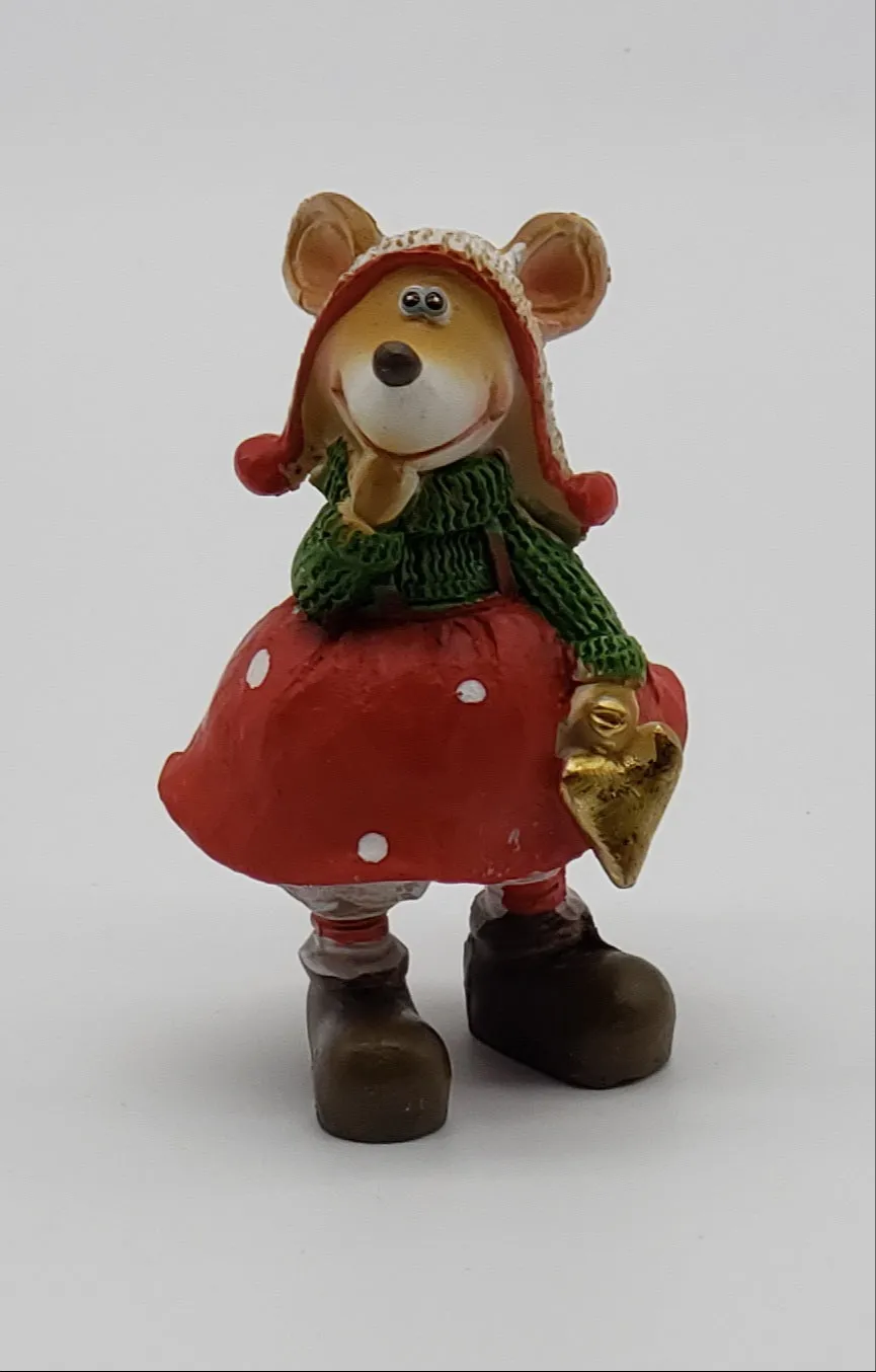 Freshy Mice Standing Ornament