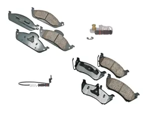 Front & Rear Brake Pads Wear Sensors 2000-2003 Mercedes ML320 2003-2005 ML350
