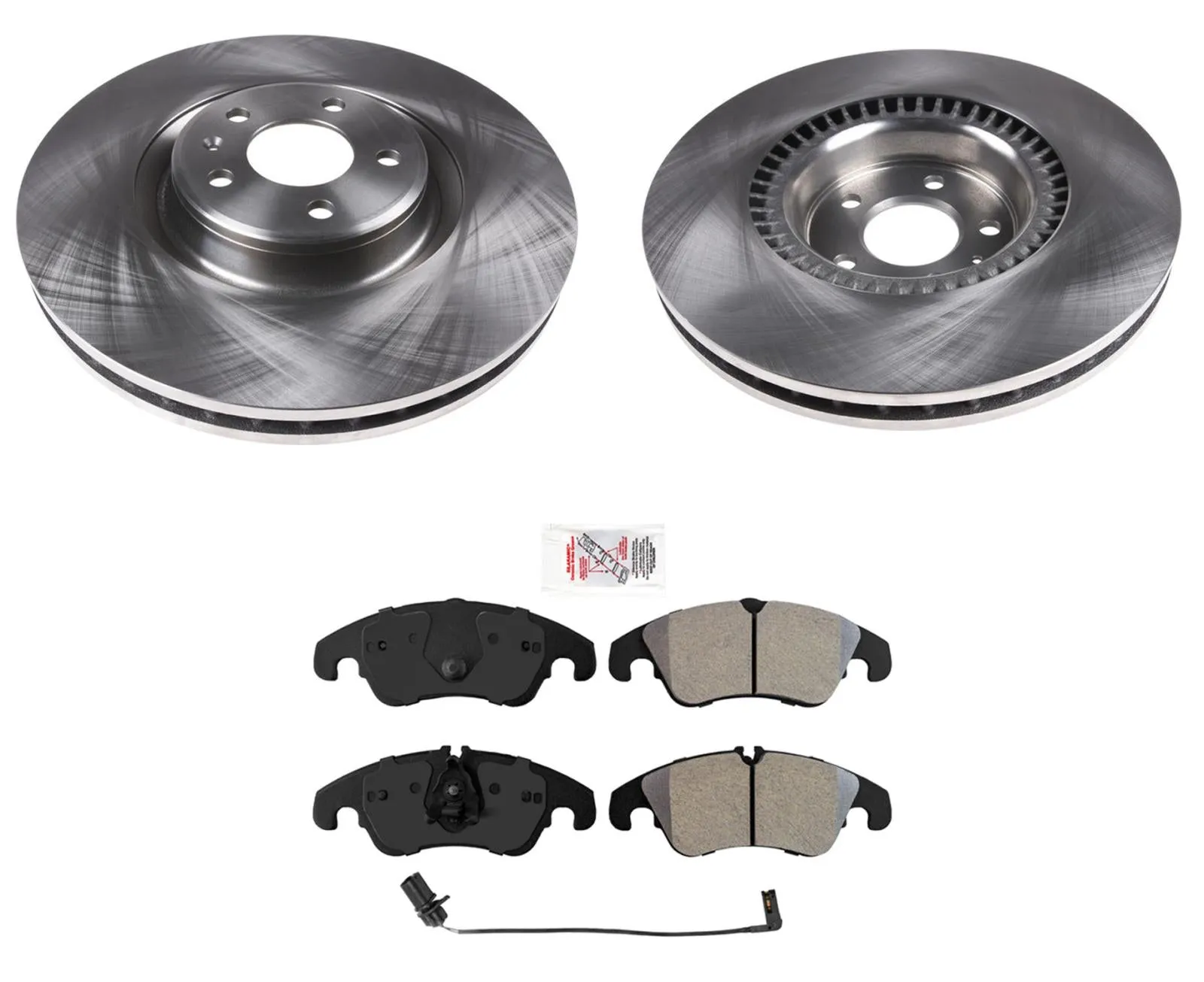 Front Brake Rotors OE Metallic Pads Sensors for 2012-2018 Audi A6 Quattro 356MM