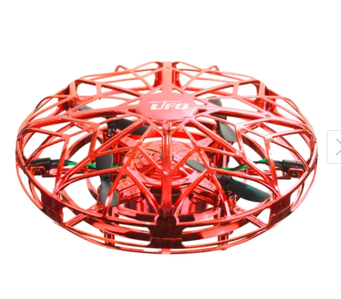 Funtime Induction Flight Ufo Quad Copter Red