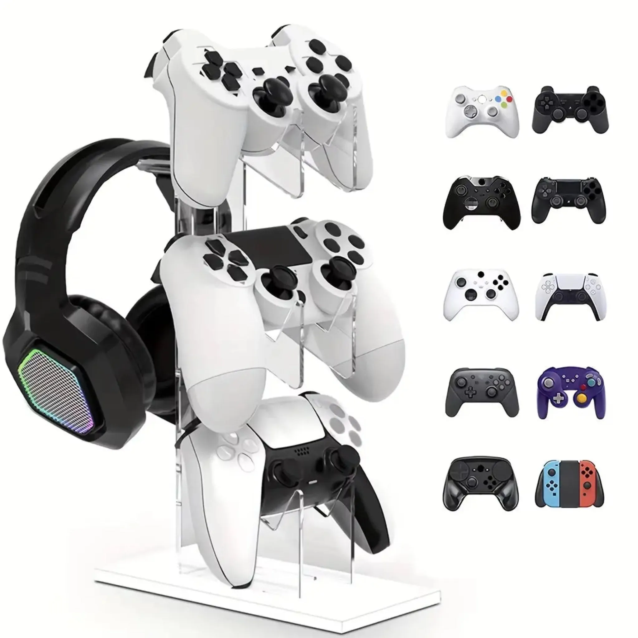 Gaming Controller Stand - 3-Layer Organizer