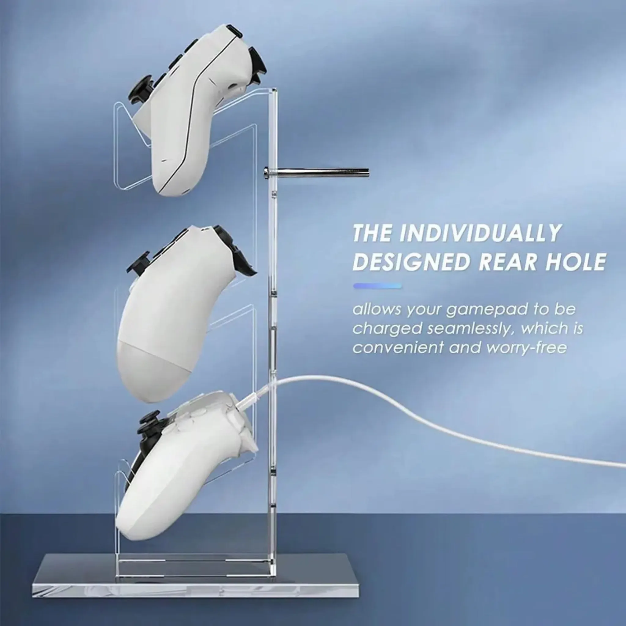 Gaming Controller Stand - 3-Layer Organizer