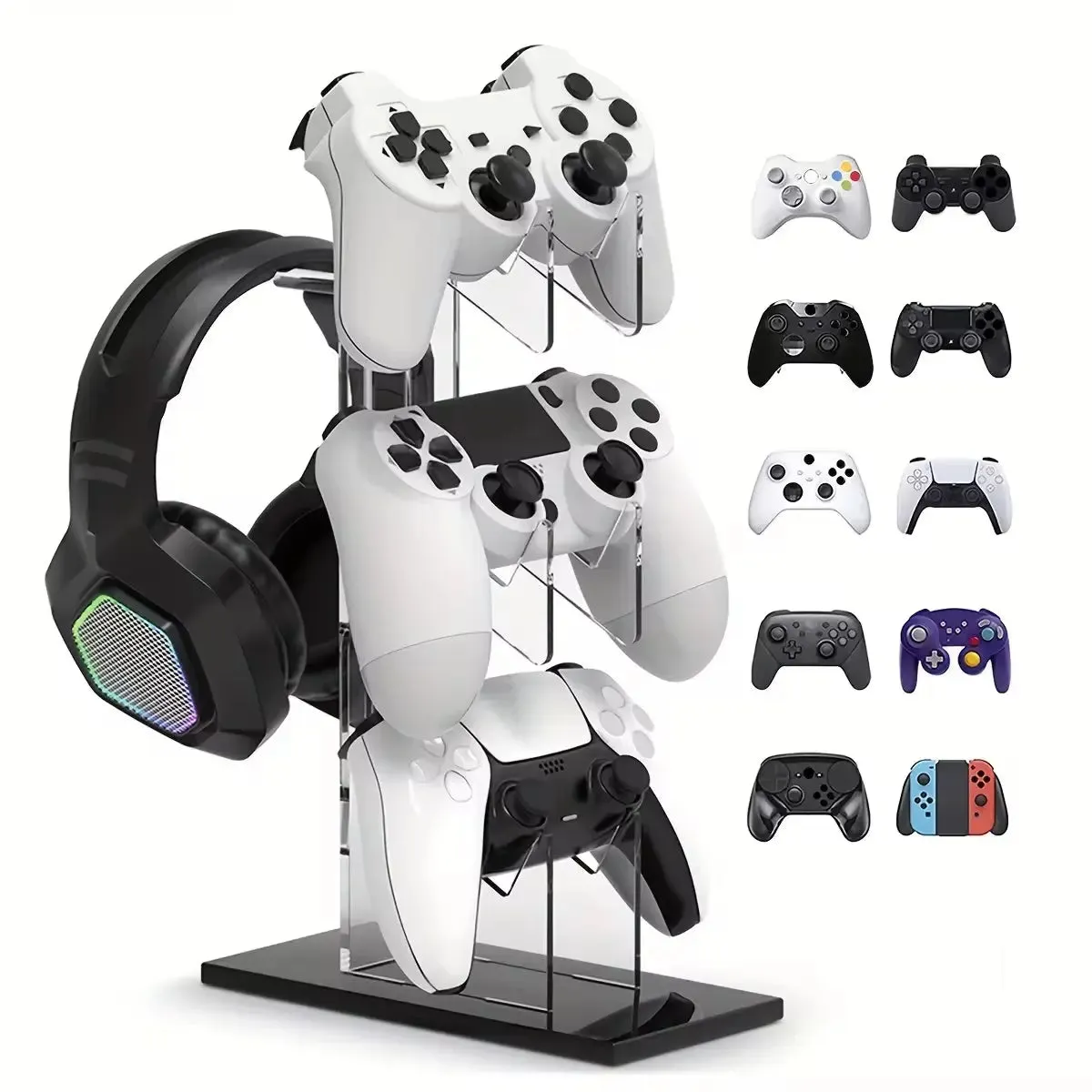 Gaming Controller Stand - 3-Layer Organizer